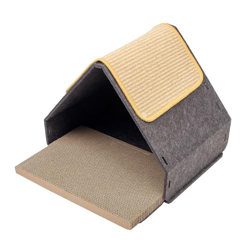 Pad House For Cats Interaction Scratcher Board Hideouts Wellpapier Cats Sleep Bed Furniture Protective von Greabuy