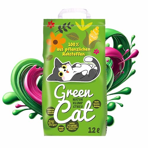 GreenCat 40 l original Katzenstreu Maisstreu natürlich von GreenCat