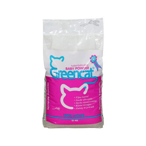 Greencat Baby Powder Katzenstreu - 15 kg von Green Cat