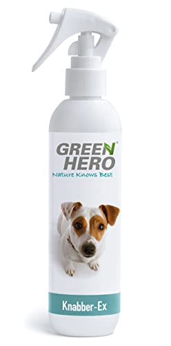 Green Hero Knabber-EX 250 ml Knabberstopp für Hund & Katze Anti Knabber & Ankauen von Möbeln Schuhen u.v.m. Bitterspray Anti Kau Spray Hund von Green Hero