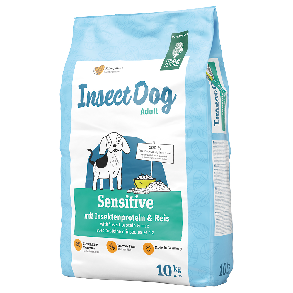 10 kg Green Petfood InsectDog zum Sonderpreis! - Sensitive von Green Petfood