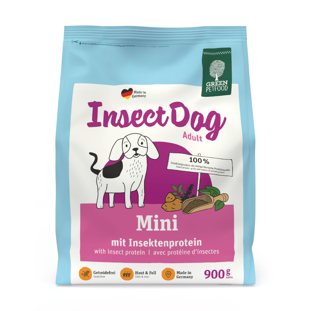 Green Petfood InsectDog Mini - 900 g von Green Petfood