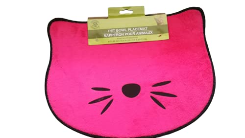 Greenbrier Set mit 2 Futternapf- und Katzennapf, Pink von Greenbrier