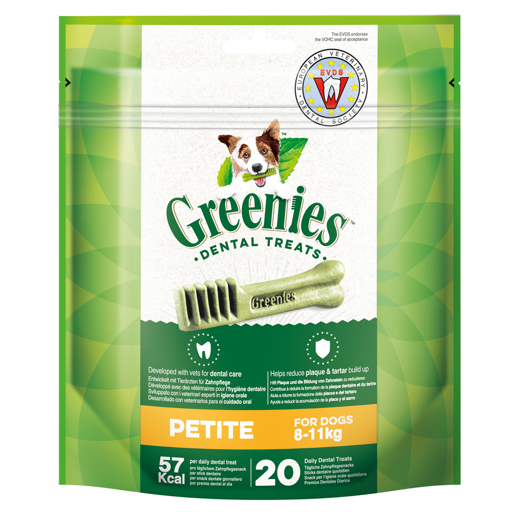 170 g / 340 g Greenies Zahnpflege-Kausnacks zum Sonderpreis! - Petite (340 g) von Greenies