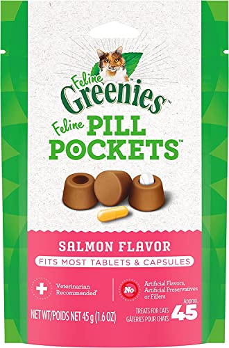 Feline Greenies Pill Pockets Salmon 45 Count - Pack of 12 von Greenies