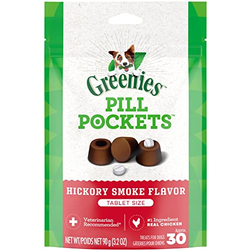 GREENIES Tablettentaschen, weich, Hickory Smoke, Tabletten, 1 x 90 ml, 30 Stück von Greenies