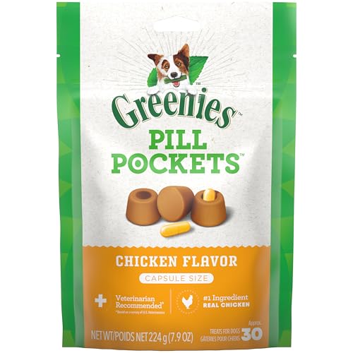 Greenies Pill Pockets, Hühnchengeschmack für Hunde von Greenies