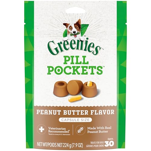 Greenies Pill Pockets mit echten Peanut Butter Leckerlis für Hunde von Greenies