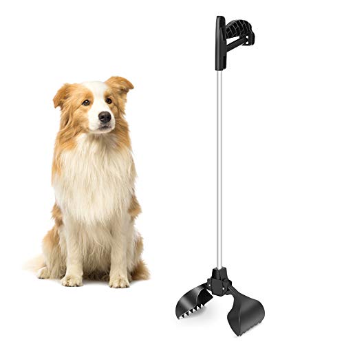 Greensen Hundekotschaufel Tragbare Hundekotgreifer mit Langem Griff Hochdruck Feder Hundekot Schaufel Kotschaufeln für Katze, Hund Pooper Scooper mit Professionelles ergonomisches Design von Greensen