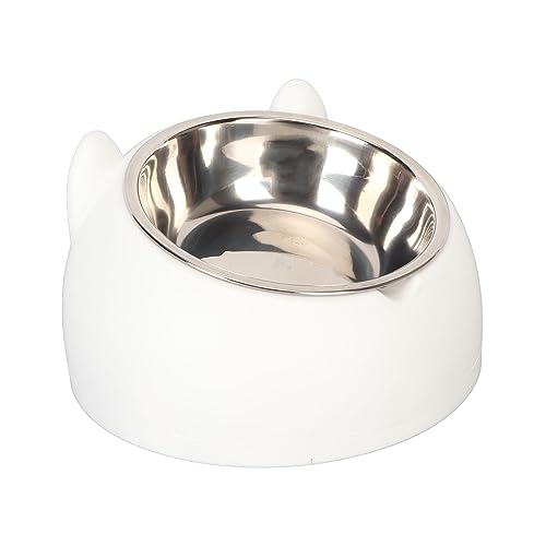 Greensen Katzenfutternapf aus Edelstahl, 200 Ml, Erhöhter, Geneigter Futternapf für Hunde mit Ovalem, Gebogenem Design in Lebensmittelqualität 304 für Haustiere mit Flachem Gesicht Greensen Katzenfutternapf aus Edelstahl, 200 Ml, Erhöhter, Geneigter Futternapf für Hunde mit Ovalem, Gebogenem Design in Lebensmittelqualität 304 für Haustiere mit Flachem Gesicht von Greensen
