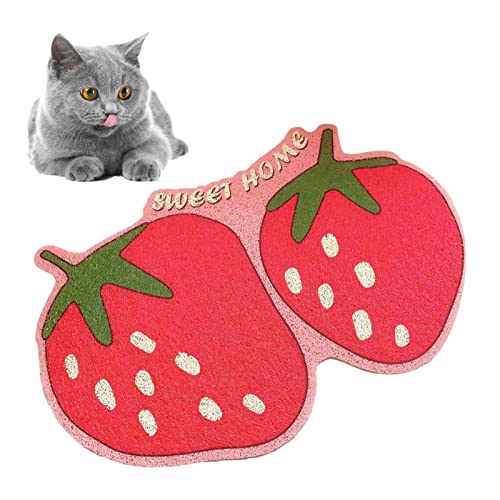 Greensen Katzenstreu Mattenfruchtform Skid Flexibel Leicht zu Reinigen Haustier Food, das Placemat für Haustierkatze Fangen, Antislip -Design, Bodenschutz, Bestehend aus PVC, Geeignet Als Home (40 x Greensen Katzenstreu Mattenfruchtform Skid Flexibel Leicht zu Reinigen Haustier Food, das Placemat für Haustierkatze Fangen, Antislip -Design, Bodenschutz, Bestehend aus PVC, Geeignet Als Home (40 x von Greensen