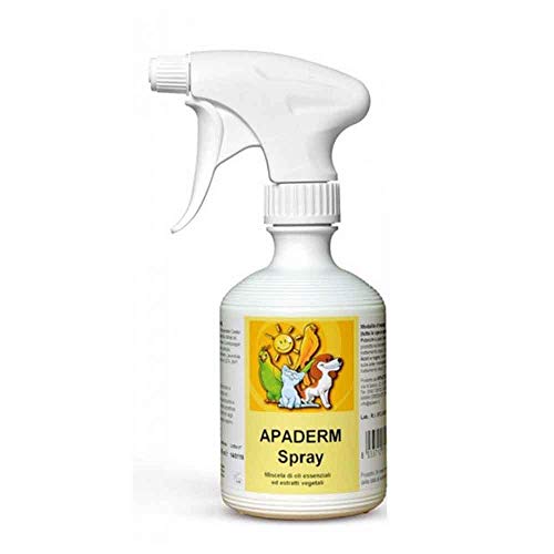 GREENVET Mischung aus ätherischen Ölen und Pflanzenextrakten APADERM SPRAY Sprühflasche 300 ml von Greenvet