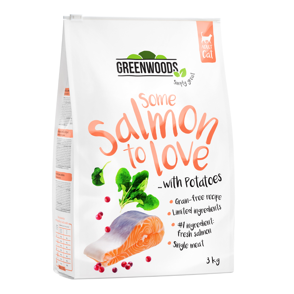 Greenwoods Lachs mit Kartoffeln, Spinat und Cranberries 3 kg von Greenwoods