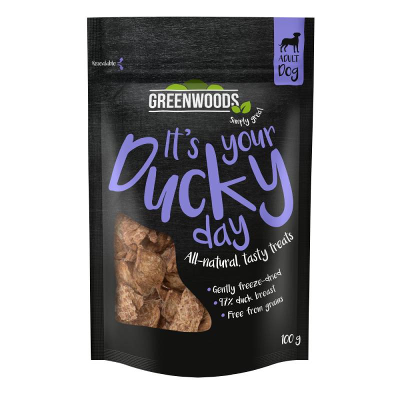 Greenwoods Nuggets Ente - Sparpaket: 5 x 100 g von Greenwoods