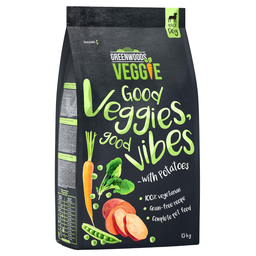 Greenwoods Veggie (Süß-)Kartoffeln mit Erbsen, Karotten und Spinat 1,5 kg von Greenwoods