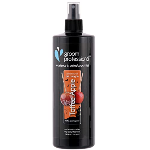 Groom Professional Halloween Toffee Apple Hundeparfüm - Hundeparfüm-Spray - Frisches Duftspray für Hunde Gegen Geruch - Duft von gezuckerten Äpfeln und Toffee - Langanhaltender Duft, 500ml von Groom Professional