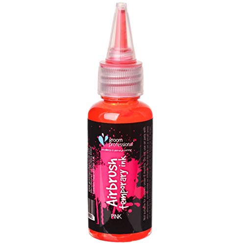 GROOM PROFESSIONAL Creative Airbrush Temporäre Tinte, 30 ml, Pink von Groom Professional