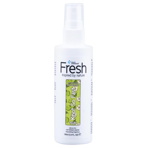 Groom Professional Fresh Knot So Fast Entwirrungsspray für Hunde - Hunde-Entwirrungsspray für Verfilztes Fell - Einfaches und Sanftes Entwirren - Glattes & Glänzendes Fell - Natürliche Formel, 100ml von Groom Professional