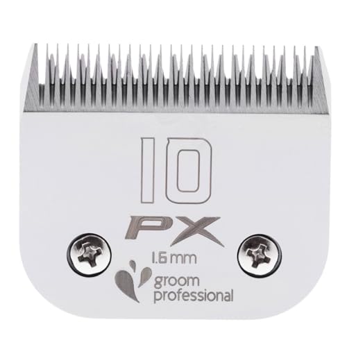 Groom Professional Pro X Scherkopf Nr 10, Exzellenz in Sachen Haustierpflege, A5 SnapOn-Scherkopf, Vollverzahnung, Schneidet auf 1.6mm, Verschleißbeständig von Groom Professional