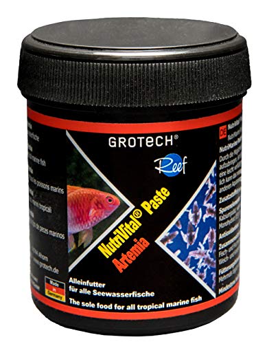 Grotech NutriVital Paste Artemia 125g - Alleinfutter für alle Seewasserfische. von Grotech