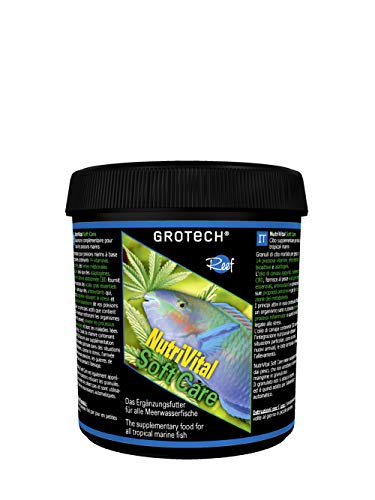 Grotech NutriVital Soft Care 1,4-2,2mm 350g - Ergänzungsfutter für alle Seewasserfische von Grotech