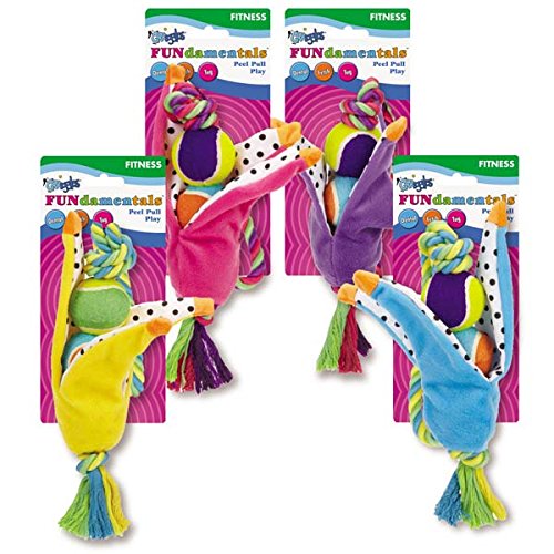 Grriggles Fundamentals Peel Pull Play Hundespielzeug, Rosa von Grriggles