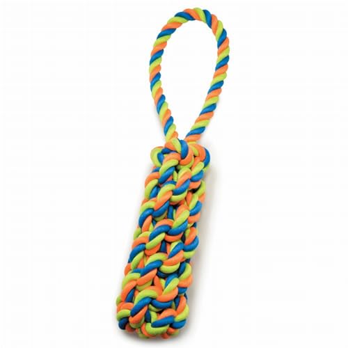 Grriggles Mighty Bright Tug Rugged Rope Dog Chew Toy von Grriggles