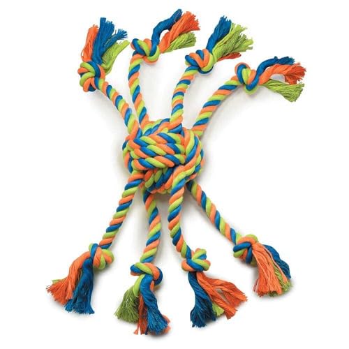 Grriggles Mighty Bright Tug Rugged Rope Dog Chew Toy von Grriggles