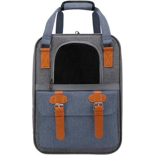 Cat -Rucksackträger, Katzenträger, 13 x 9 x 15 Cat -Träger mit großer Kapazität tragbarer Rucksack -Katzenträger mit atmungsaktivem Netz, Haken und Griff Outdoor -Katzen -Rackpack für kleine mittelgr von Grtheenumb