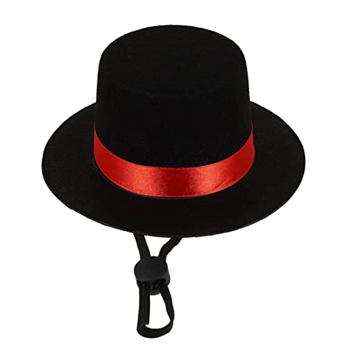 Grtheenumb Haustier Top Hat Hunde Katzenhut Haustier Kostüm Hat einstellbares Stirnband für Katzen Haustiere Halloween Party Vorräte (en) von Grtheenumb