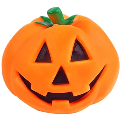 Grtheenumb Hundespielzeug Halloween Kürbisspielzeug Squeakspielzeug kaubar Halloween Ornamente für Heimparty Halloween Hundespielzeug von Grtheenumb