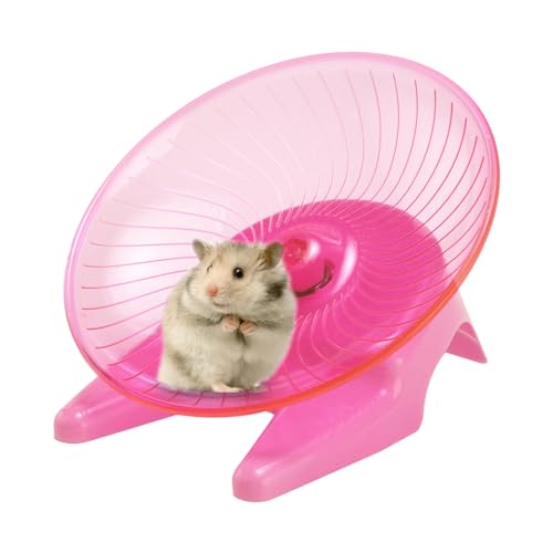 Hamster-Laufräder, Laufrad für Hamster mit geringem Geräuschpegel, Kleintierbedarf für Zwerghamster, Goldbären, Honighasen, Fettschwanz-Rennmäuse und Hamster von Gruwkue