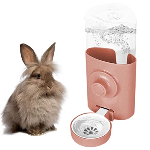 Wasserspender für Kaninchen | Tropffreie Wasserflaschen Trinkbrunnen für Käfige | Gut versiegelte Auto-Wasserflasche für Kaninchen, Hamster, Chinchillas von Gruwkue
