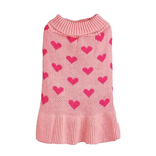 Pet Hund Haar Kleid Pullover Kleid Weiche und Bequeme Kleine Katze und Hund Liebe gestrickte Prinzessin Kleid von GsLxx