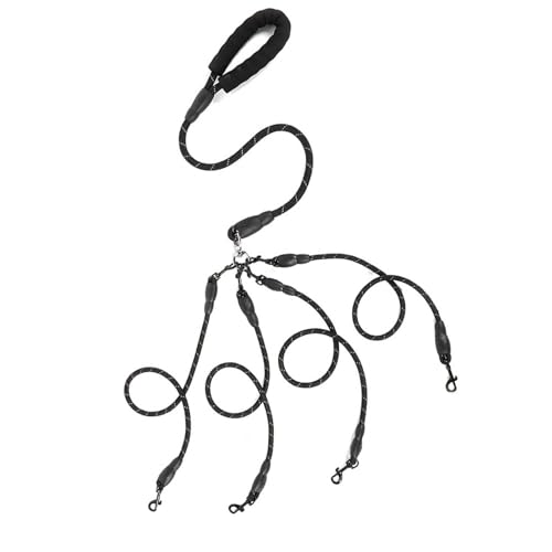 4-Wege-Mehrfach-Hundeleine, Nylon, abnehmbare Hundeleine, Splitter, Hundeleine, Gehhilfe, multifunktionale Hundeleine, Haustier-Traktionsseil für Hunde, Katzen, Spaziergänge im 4-Wege-Mehrfach-Hundeleine, Nylon, abnehmbare Hundeleine, Splitter, Hundeleine, Gehhilfe, multifunktionale Hundeleine, Haustier-Traktionsseil für Hunde, Katzen, Spaziergänge im von Gsycle