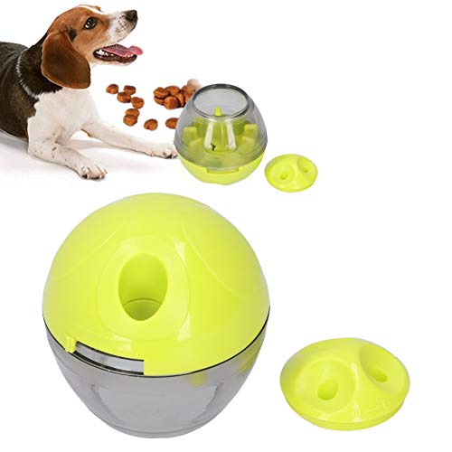 Gsycle Häschen-Leckerli-Ball, Hundeball, der Hundespielzeug auslaufendes Spielzeug ausgibt, Snacks-Spenderball, interaktives, intelligentes Haustier-Spiel-Trainingsgerät für Katzen und von Gsycle