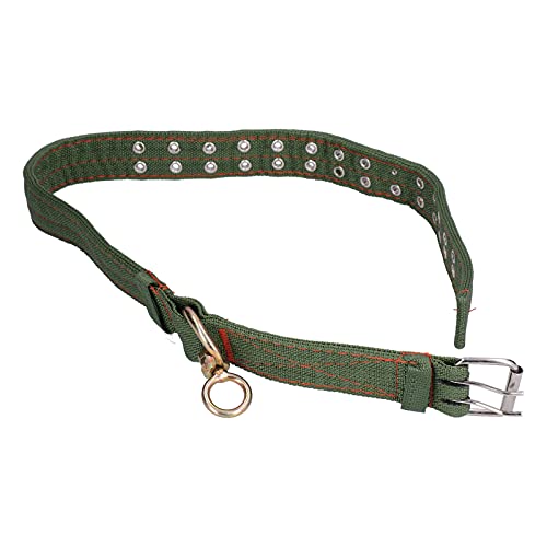 Rinderhalsband, Ziegenhalsband, Kuhschlepphalsband, verstellbare Länge, Leinen-Halsband, Haustierhalsband für Schaf, Rinder, Hund (M 26 x 9,5 x 3,5 cm / 10,2 x 3,7 x 1,4 Zoll) von Gsycle