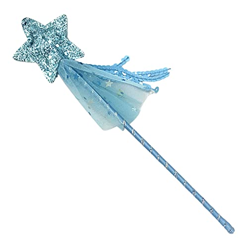 Guangcailun Cat Teaser Weihnachtskostüm Mädchen Zauberstab Dressing Up Pet Supplies Angel Stick, Blau von Guangcailun