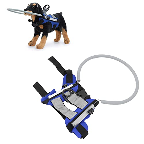 Verstellbarer Rollo-Halo für Hunde und Katzen mit Haustiergeschirr-Führungsgerät, Leicht und Schützend, Rot, Klein (BLUE) von Gugxiom