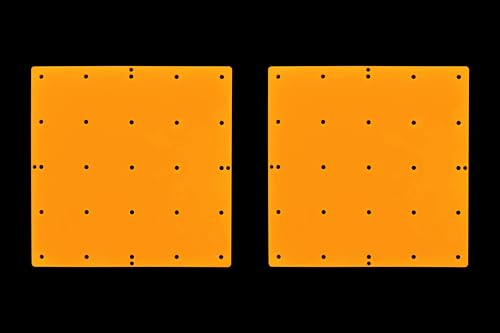 GuineaLoft ™ T8 Panels (2-Pack) Yellow - Two 12x12 inch Floor Panels with a Full Set of Screw Holes to Facilitate The Installation of Additional Play Structures Such as Hurdles & Mazes von GuineaLoft