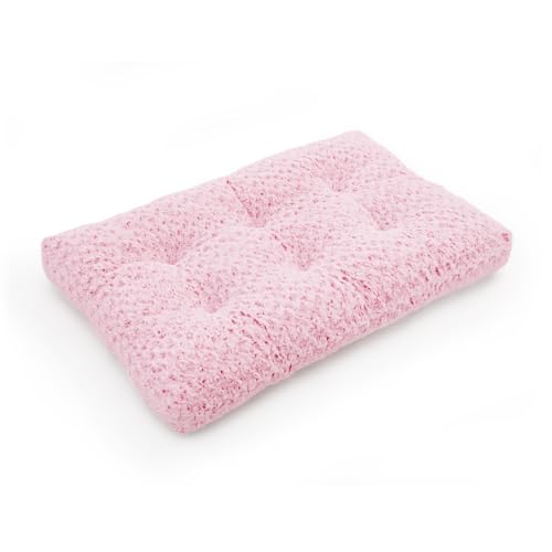 Gulokoka® Hundebetten, mittelgroße Hunde, 73,5 x 53,3 cm, flauschige Hundebetten für mittelgroße Hunde, bequeme waschbare Haustiermatte für Hunde, Katzen, Rosa - Medium von Gulokoka