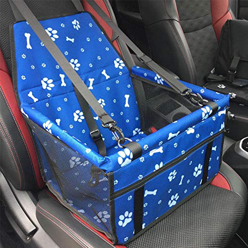 11 Farben pet Carrier Hund autositz Korb kleine Hund sitzerhöhung Outdoor Reise hundetragetasche Katze hängematte 40 * 30 * 25 cm-blau Pfote Knochen 40x30x25 cm von Gulunmun