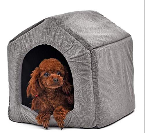 Betten & Sofas Für Katzen Hundebetten Multifuctional Hausform Hundehaus Nest Mit Matte Faltbare Haustier Hundebett Katzenbett Haus Für Kleine Mittlere Hunde von Gulunmun