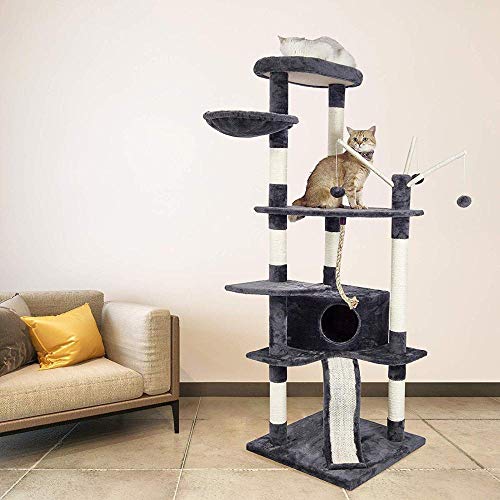 Cat S Tree Scratcher Kratzturm Fun Post Kletterbaum Spielzeug Aktivitätscenter Pet House Cat Furniture Kratzbaum von Gulunmun