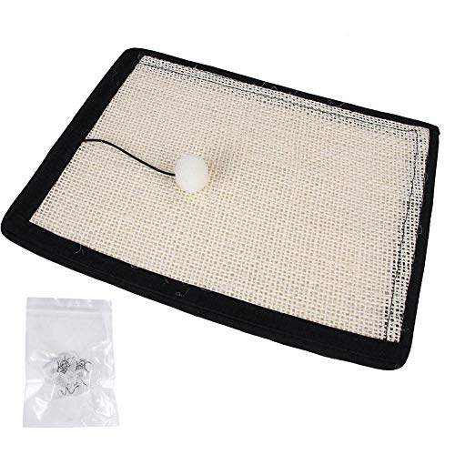 Ersatz Katzenkratzbaum Sisal Seil für Kratzbaum Schreibtisch Fuß Stuhl Beine Katzenkratzer Möbel Protector Pet Supplies-Nail_M von Gulunmun