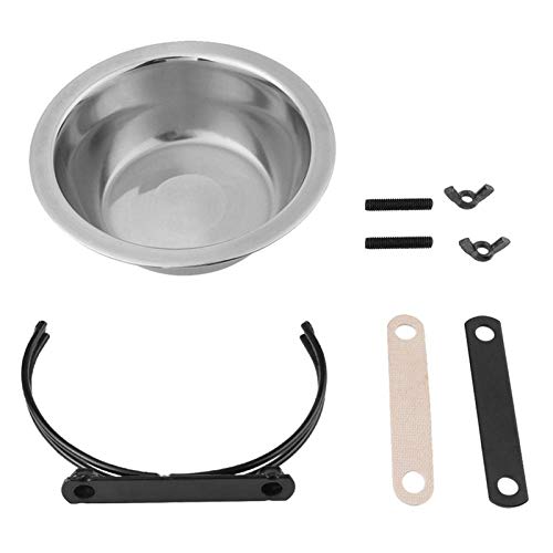 Fressnäpfe Für Hunde Fressnäpfe Für Katzen Edelstahl Haustier Hund Katze Schalen Welpen Reise Fütterung Feeder Pet Suspension Fest Schüssel Wasserschale Platte Stent Unterstützung Easy @ A, 11 von Gulunmun