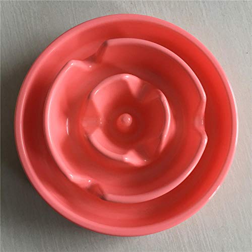 Fressnäpfe Für Hunde Fressnäpfe Für Katzen Pet Feeder Tragbare Futternäpfe Hündchen Katzen Verlangsamen Essen Feeder Dish Bowl Verhindern Sie Fettleibigkeit Hunde Bowl Zubehör @ 14, One, Größe von Gulunmun