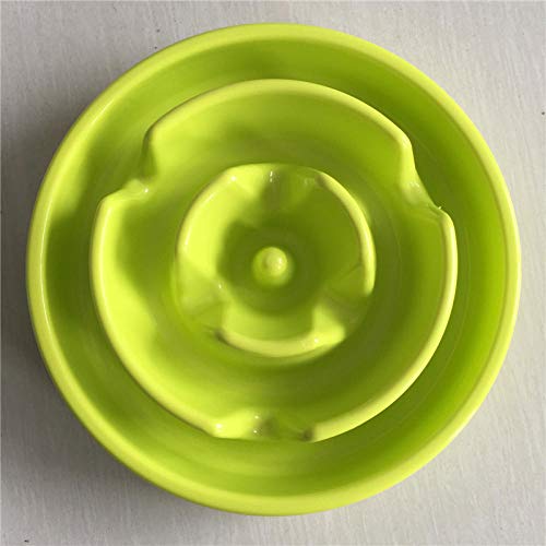 Fressnäpfe Für Hunde Fressnäpfe Für Katzen Pet Feeder Tragbare Futternäpfe Hündchen Katzen Verlangsamen Essen Feeder Dish Bowl Verhindern Sie Fettleibigkeit Hunde Bowl Zubehör @ 15, One, Größe von Gulunmun