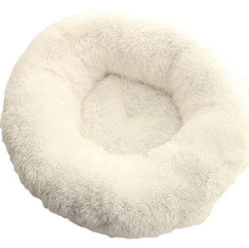 Gulunmun Betten & Sofas Für Katzen Hundebetten 6 Größe Winter Warme Super Weiche Runde Plüschbett Für Katzen Hunde Haustierbett Nest Kleine Mittelgroße Hunde Welpenbett Katze Liefert @ S 50 cm 4 von Gulunmun