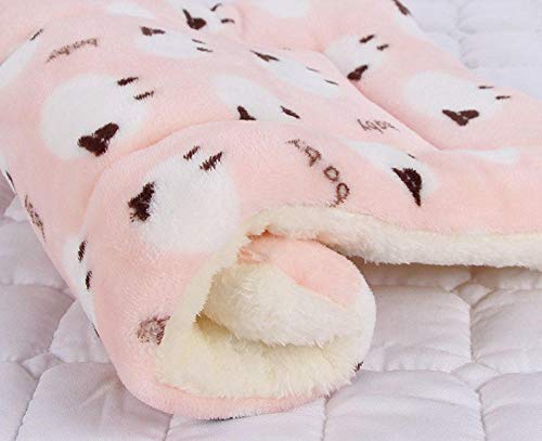 Gulunmun Flanell verdicktes Haustier Soft Fleece Pad Haustier Decke Bett Matte für Hündchen Katze Katzensofakissen Home Teppich Warm halten Schlafbezug-5_L_61x41cm von Gulunmun